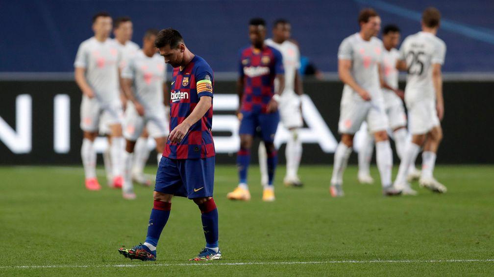 Lionel Messi reflects on Barcelona's 8-2 defeat to Bayern Munich