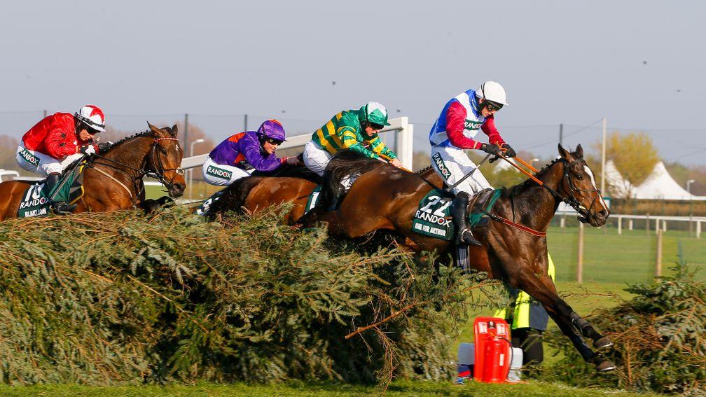 One For Arthur: on his way to Grand National victory in 2017