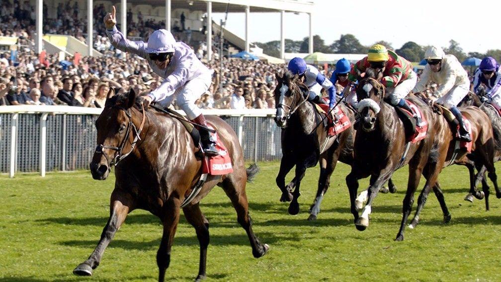 Sixties Icon wins the 2006 St Leger for Jeremy Noseda