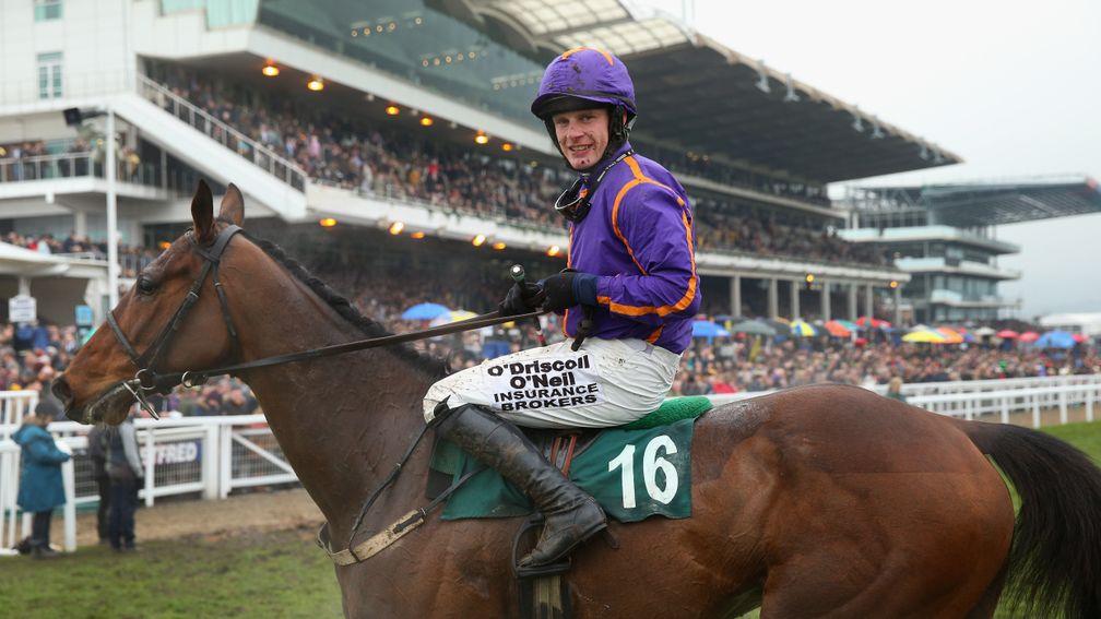 Wicklow Brave and Paul Townend after winning the County Hurdle in 2015