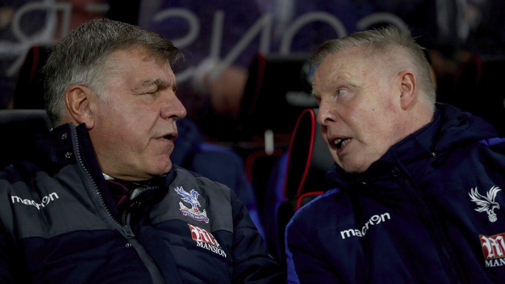 Sam Allardyce (left) is expected to leave Crystal Palace