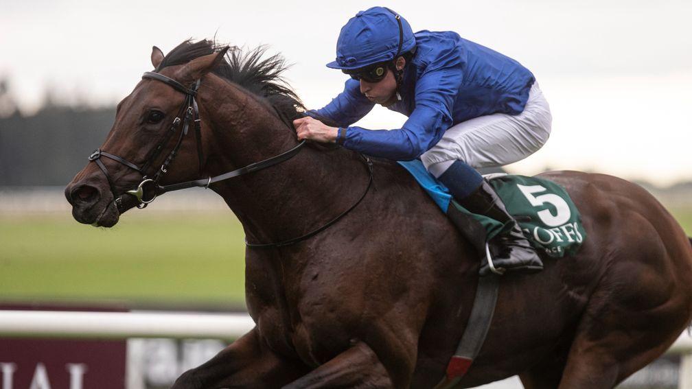 Native Trail and William Buick storm to victory in the National Stakes