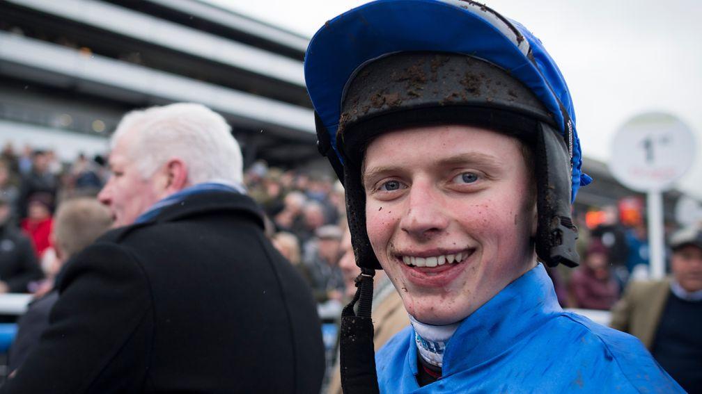 All smiles: young riding sensation James Bowen after capturing his biggest winner