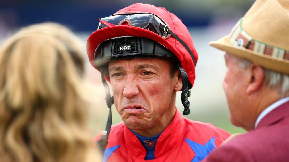 Frankie Dettori: will not ride Stradivarius or Without Parole at Goodwood