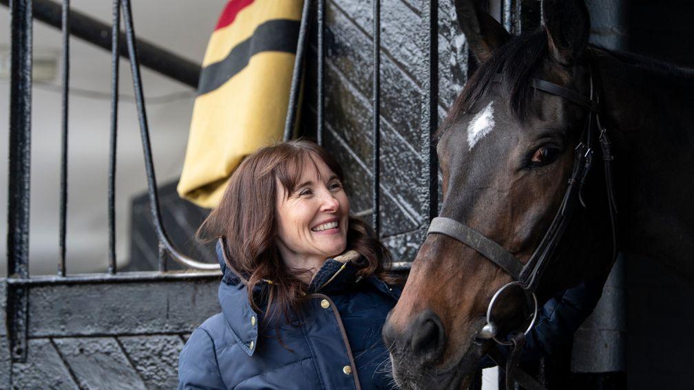 Debbie Matthews meets Altior, the horse who has helped her get over her mental health problems