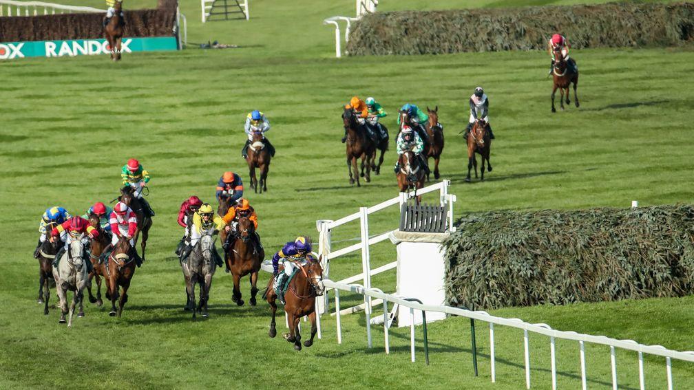 Corach Rambler and Derek Fox come home in front at Aintree