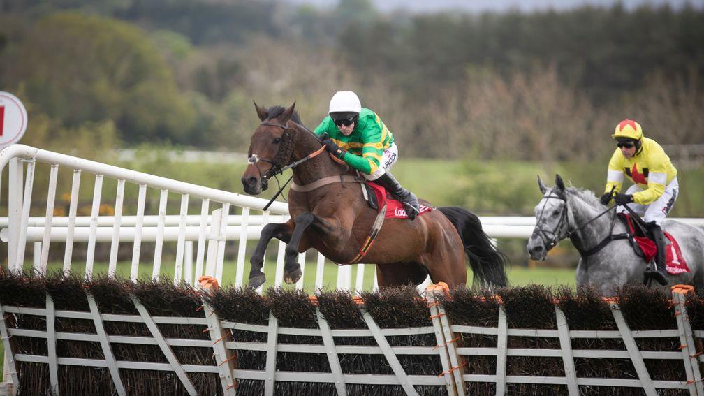 Unowhatimeanharry and Mark Walsh win the Ladbrokes Champion Stayers Hurdle