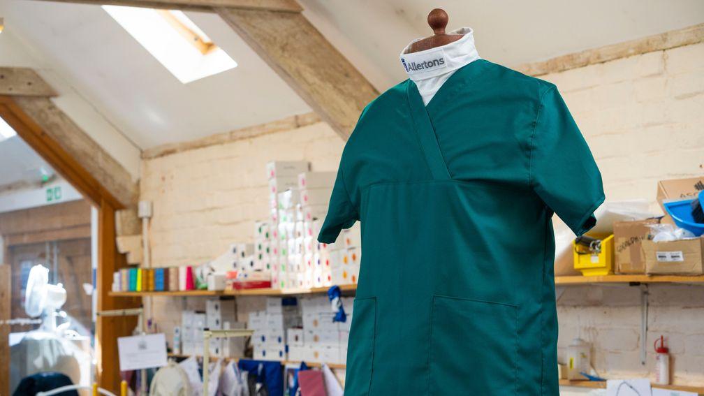 Allertons has been making scrubs that reduce the risk of NHS workers carrying the virus home