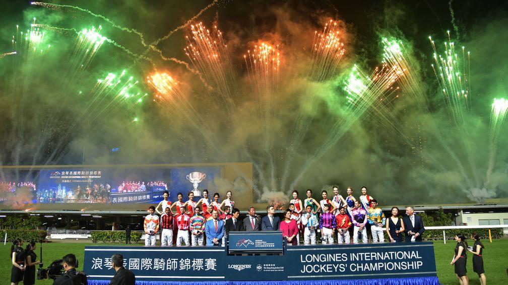 The 2018 Longines International Jockeys Championship opening ceremony