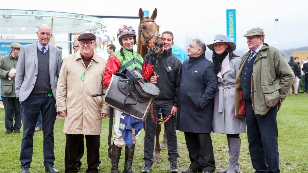 The Definitly Red team are dreaming of the Gold Cup after his Cotswold Chase success