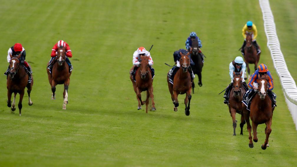 Love: won the Investec Oaks by nine lengths on Saturday