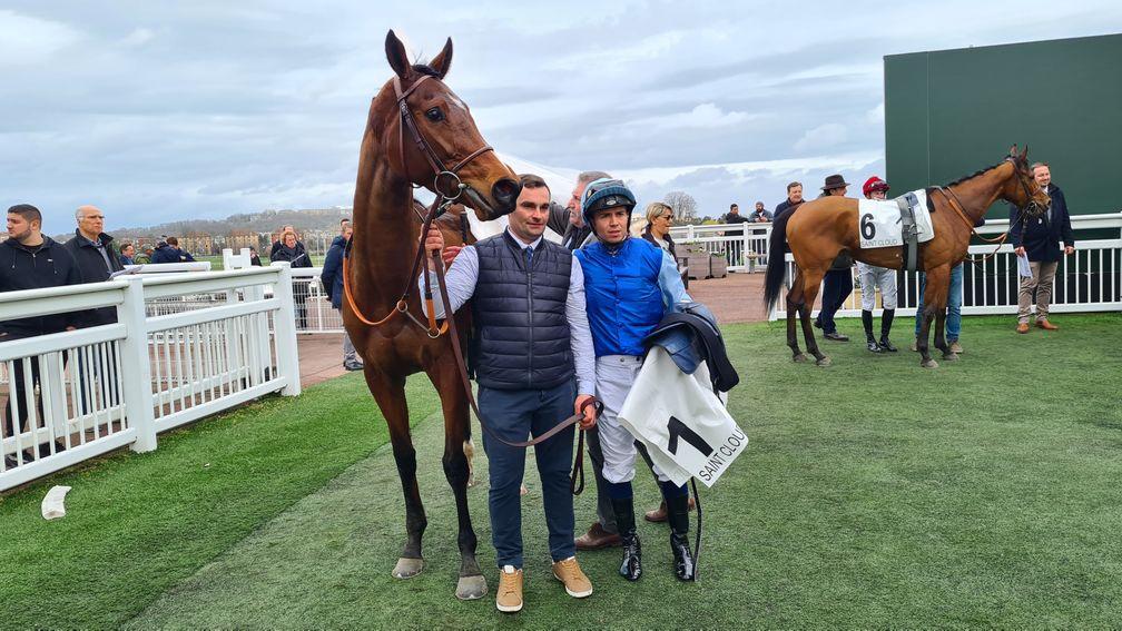 Pensee Du Jour was an impressive Listed winner at Saint-Cloud in the colours of the Wildenstein family's Ballymore Thoroughbreds