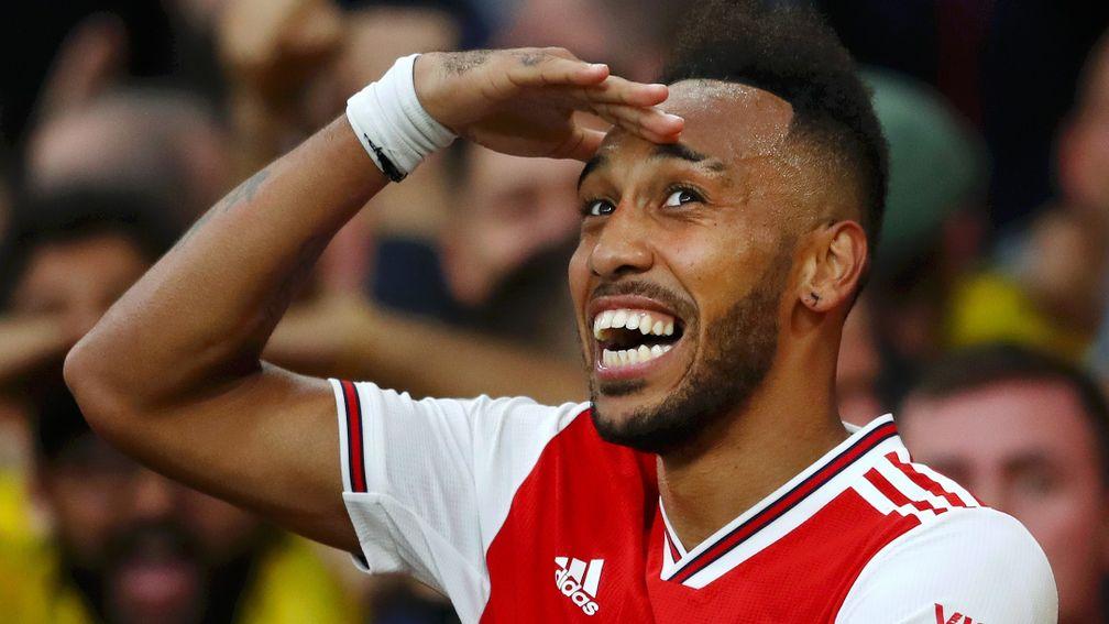 Pierre-Emerick Aubameyang's Arsenal have won their last four games