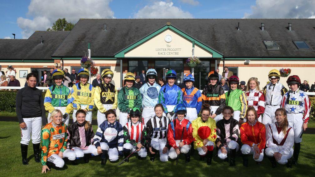 Last year's line-up on Carlisle's ladies only racecard