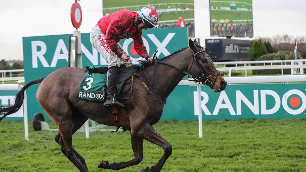 Blaklion: warms up for Grand National at Haydock on Saturday