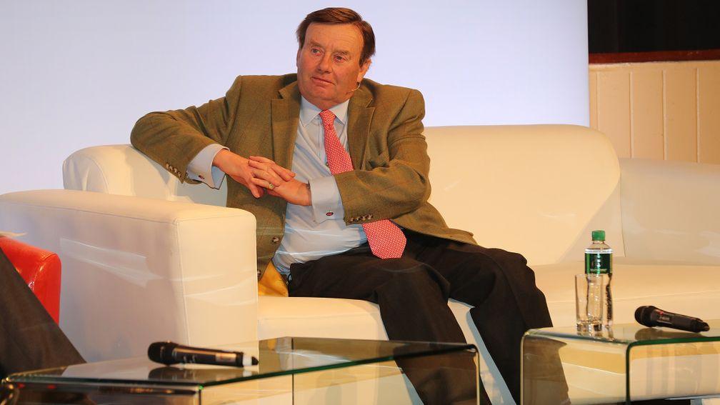 Nicky Henderson joined the veterinary seminar at the expo