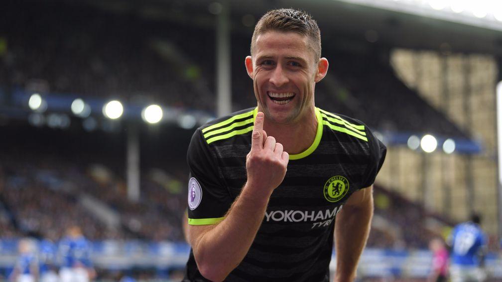 Gary Cahill's Chelsea are number one in the Premier League this season