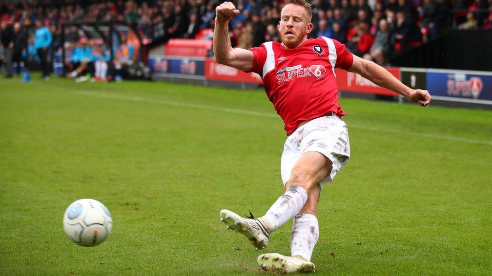 Salford striker striker Adam Rooney has fired in 15 league goals