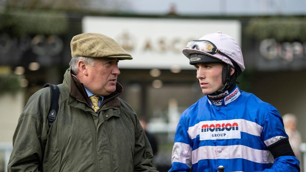 Paul Nicholls and Harry Cobden: have a number of strong chances at Kempton on Saturday