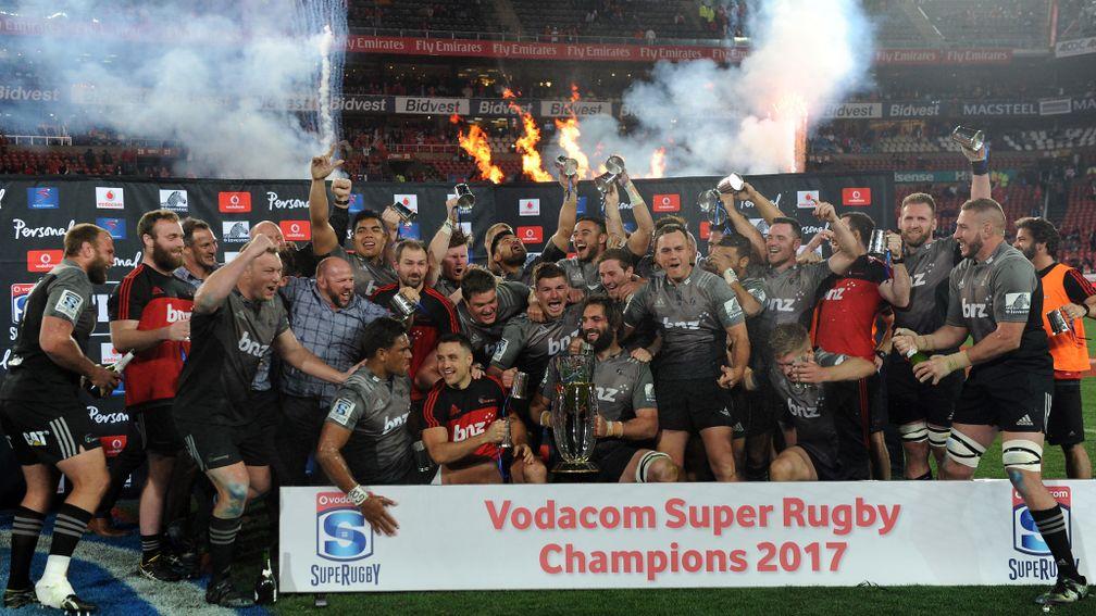 The Crusaders claimed the Super Rugby title in 2017