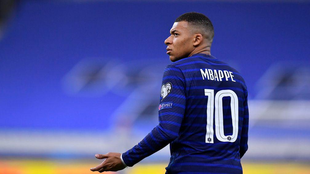 Kylian Mbappe will lead France's charge at Euro 2020