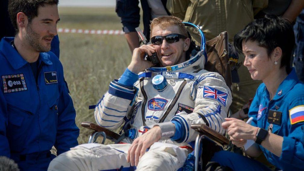 Tim Peake: the British astronaut was put in a wheelchair on his return from space 'because bone density in the long bones of a mature skeleton disappears very quickly'