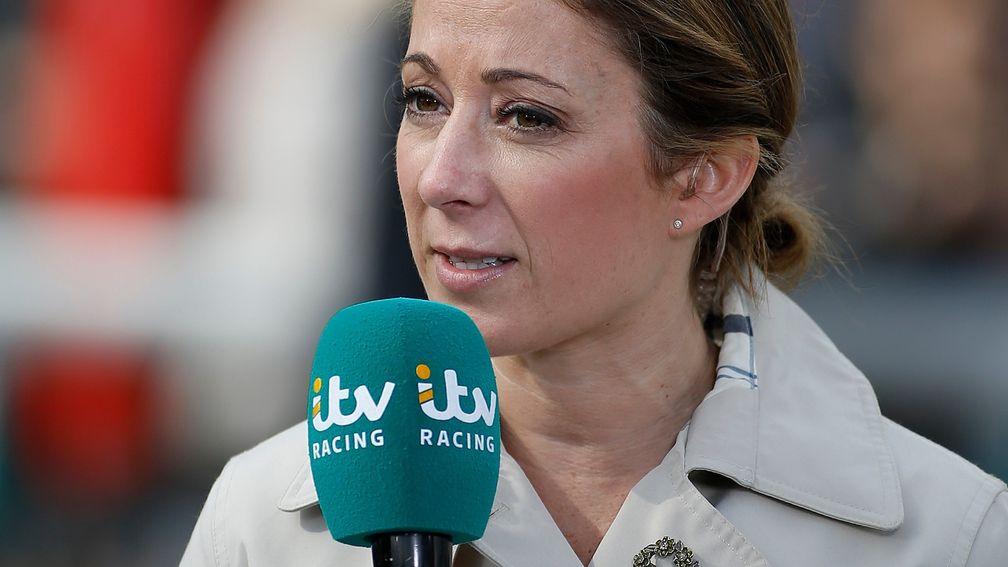 Turner in her role as an ITV pundit