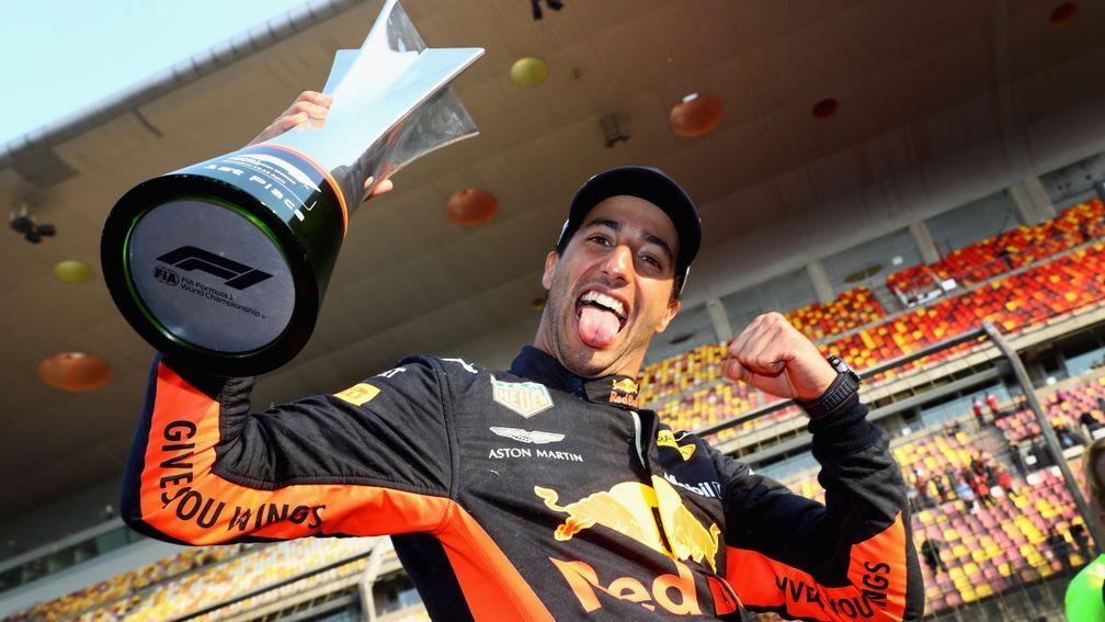 Daniel Ricciardo of Red Bull upset the favourites in the Chinese Grand Prix
