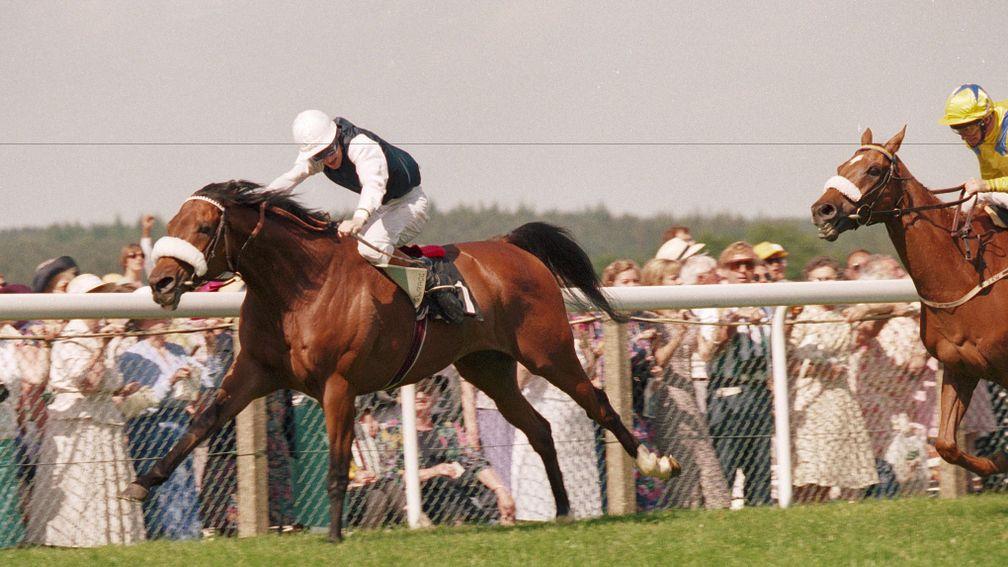 Arcadian Heights won the Gold Cup at the third attempt for owner John Pearce in 1994