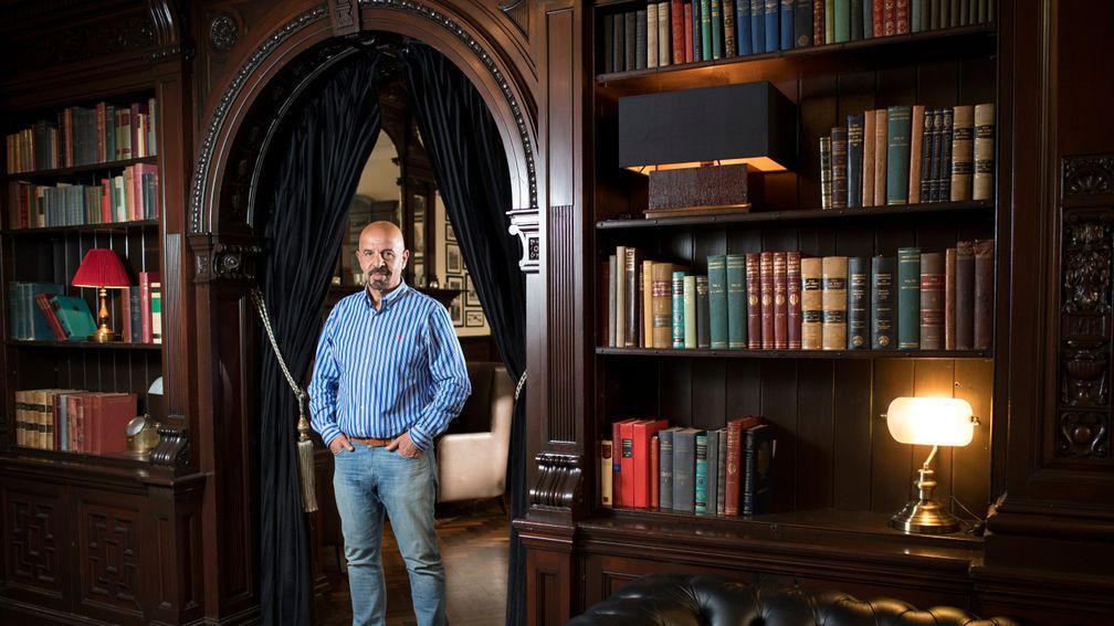 Dr Koukash stands amid the restored splendour of his Liverpool hotel