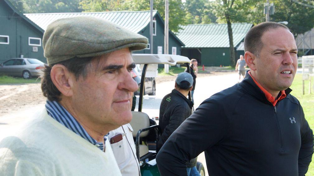 Peter Brant (left) with Chad Brown