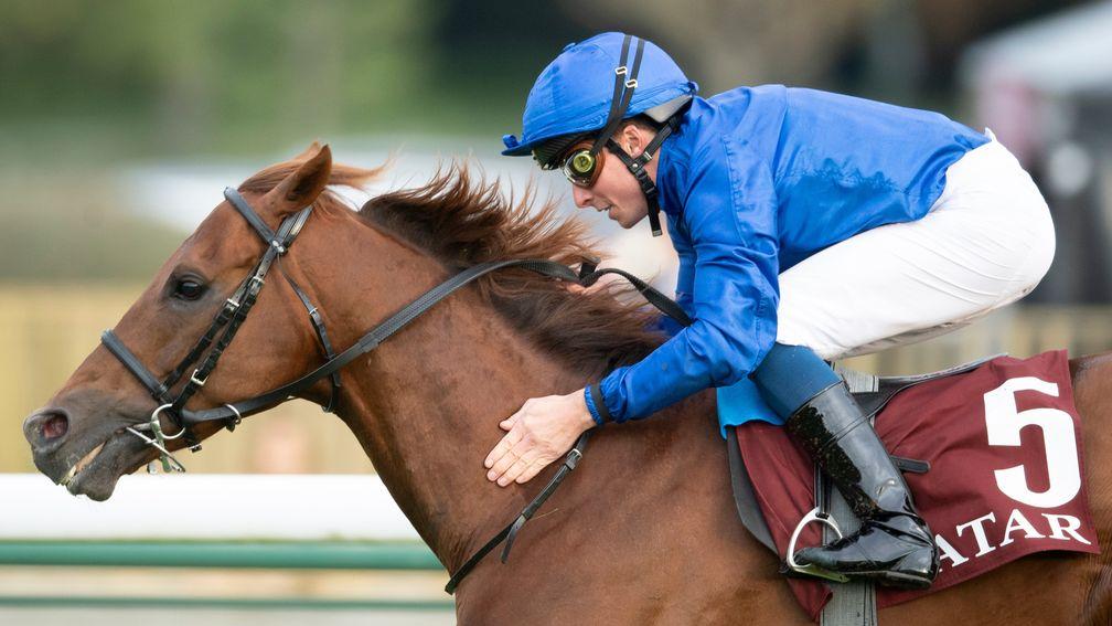 Space Blues and William Buick take the Prix de la Foret to give followers of the Godolphin team some compensation for a near miss in the Arc