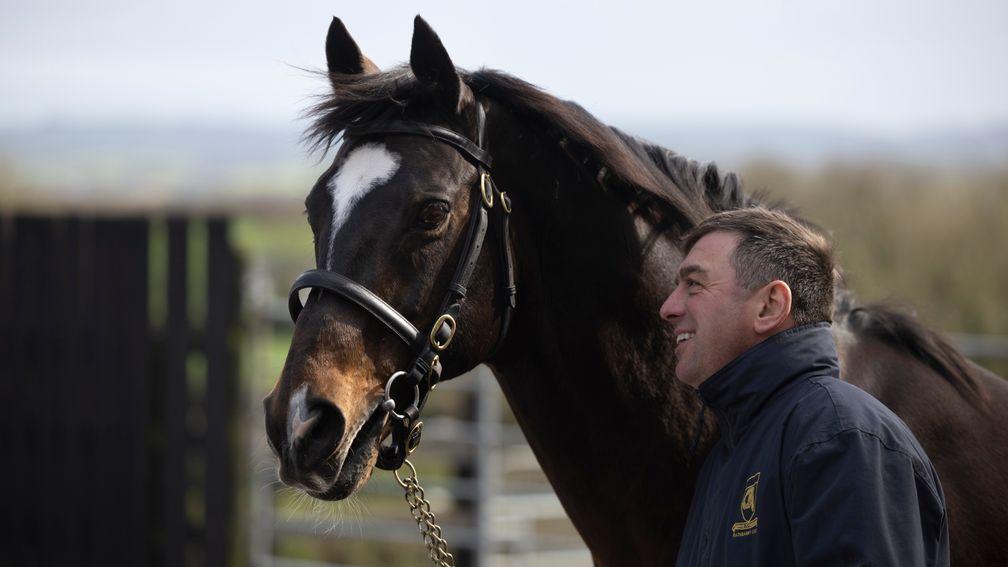 Sholokhov, here with Brian Crowley, pictured at Glenview Stud last year