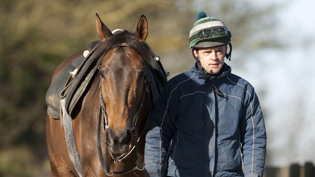 Richard 'Sparky' Bevis pictured with the 2010 Gold Cup winner Imperial Commander at Naunton