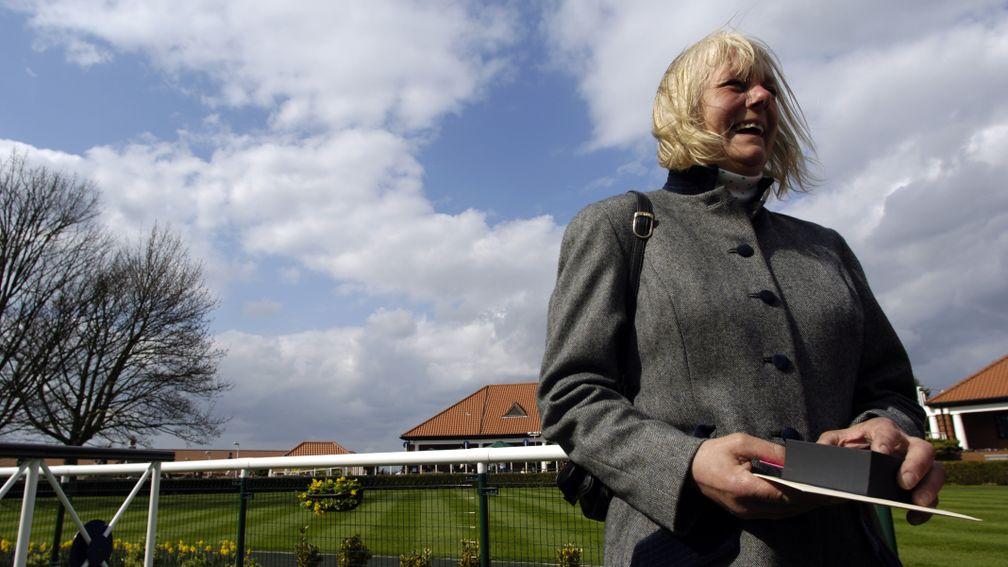 Newmarket April 2006Speciosa's trainer Pam Sly after winning the Nell Gwyn