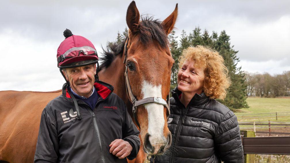 Corach Rambler with Lucinda Russell and Peter Scudamore