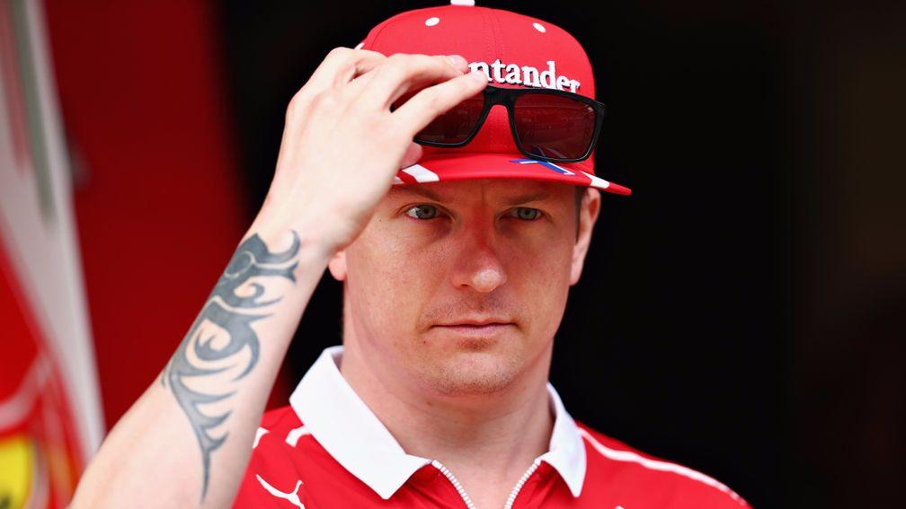 Kimi Raikkonen currently lies fourth in the world championship