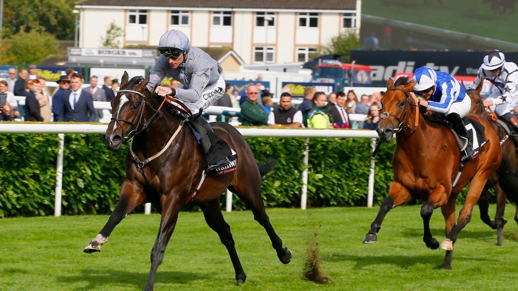 Soldier's Call leaves his rivals floundering in the Flying Childers at Doncaster last month
