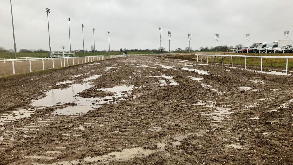 The last two furlongs of the home straight have been topsoiled at Chelmsford