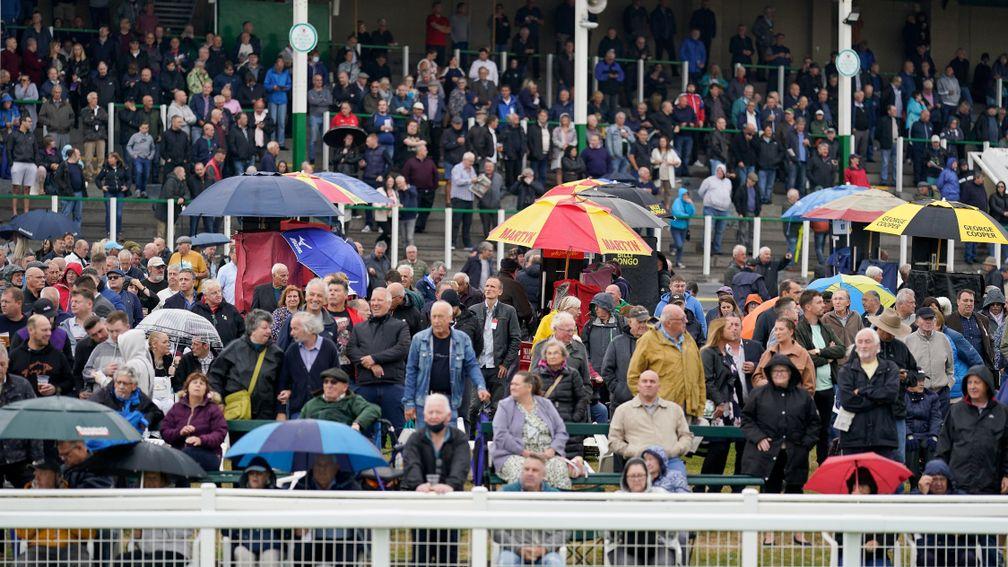 A decent crowd was present at Yarmouth