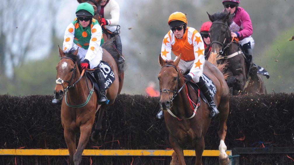First Assignment (left): pictured winning his point-to-point