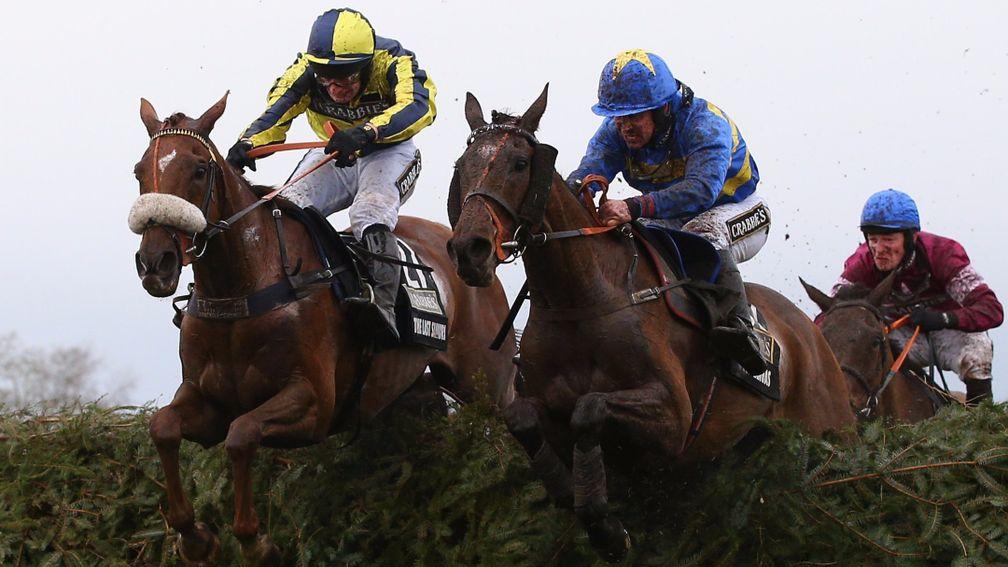 The Last Samuri (left) finishes second in last year's Grand National. Can he go one better this year?