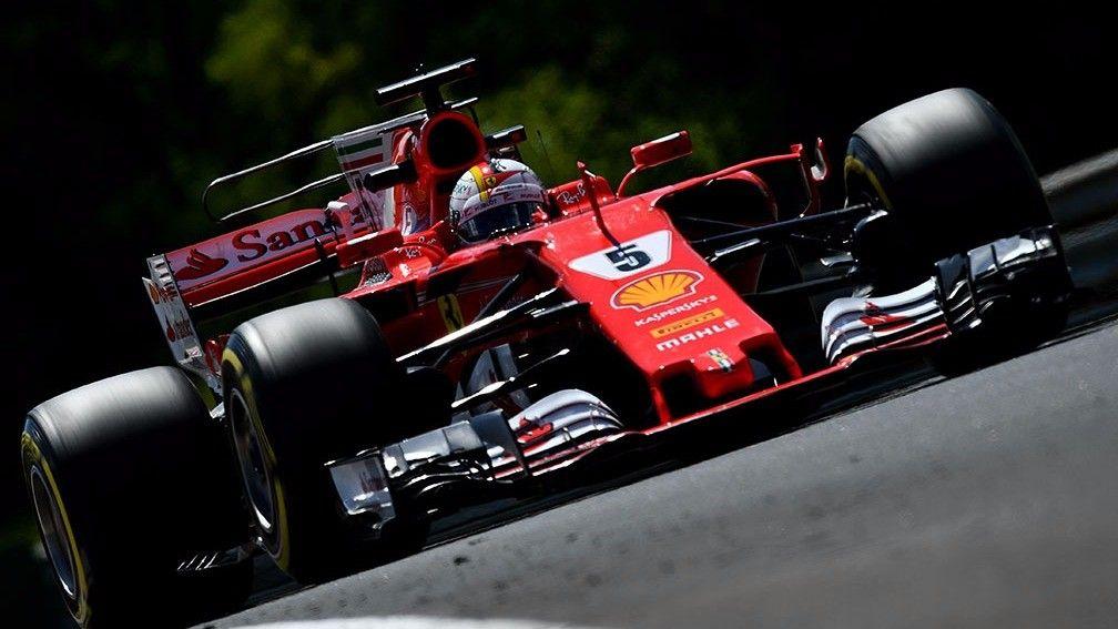 Sebastian Vettel won in Hungary despite handling issues
