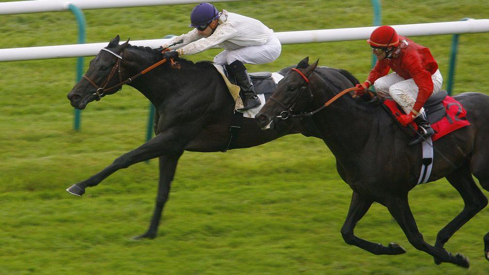 Fuisse (red): Finishing second to Le Havre in the Prix du Jockey Club