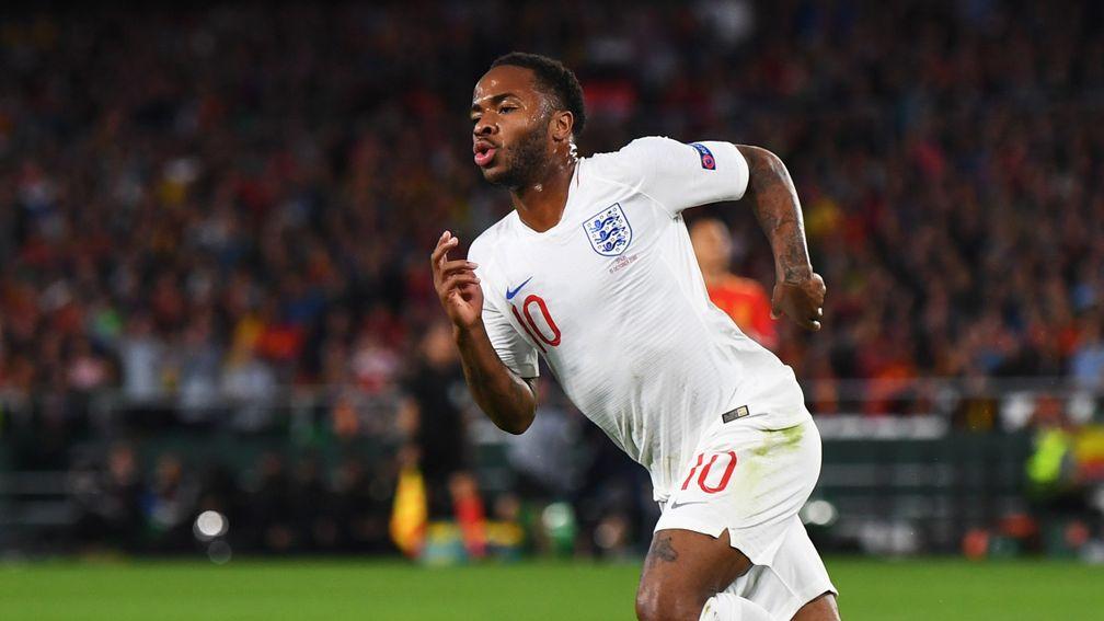 Raheem Sterling scored for England in the away win in Spain