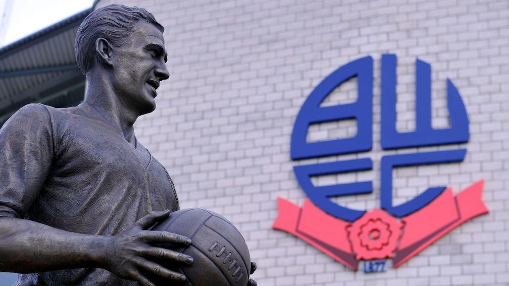 Nat Lofthouse is honoured with a statue outside Bolton's Macron stadium