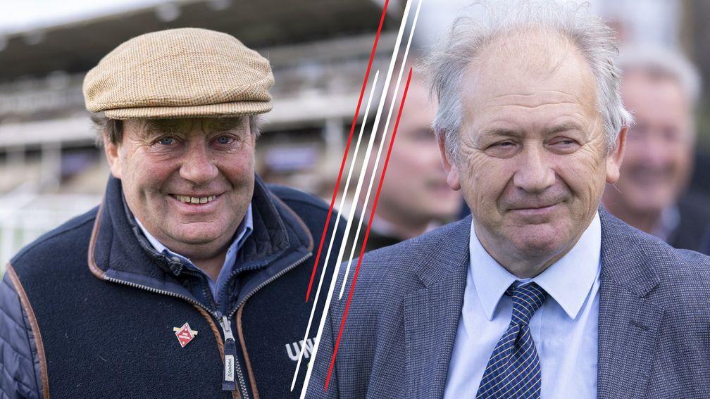 Nicky Henderson and Charles Byrnes: among the trainers with runners in the Lanzarote