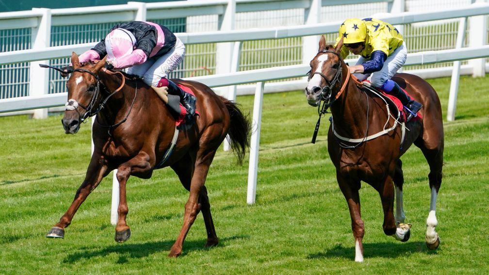 Classic Lord (left) gives Oisin Murphy the middle leg of a Sandown treble