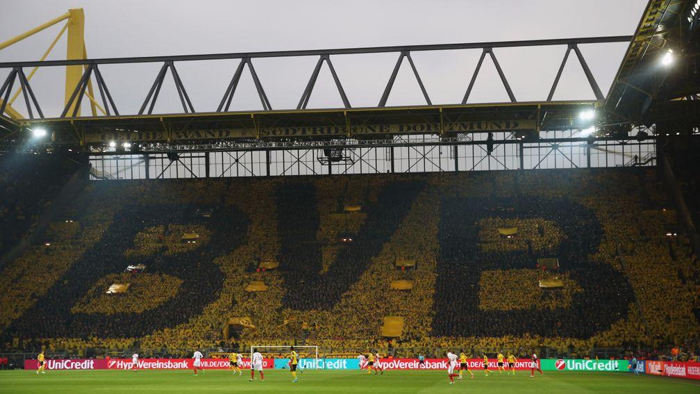 Dortmund's famous Yellow Wall