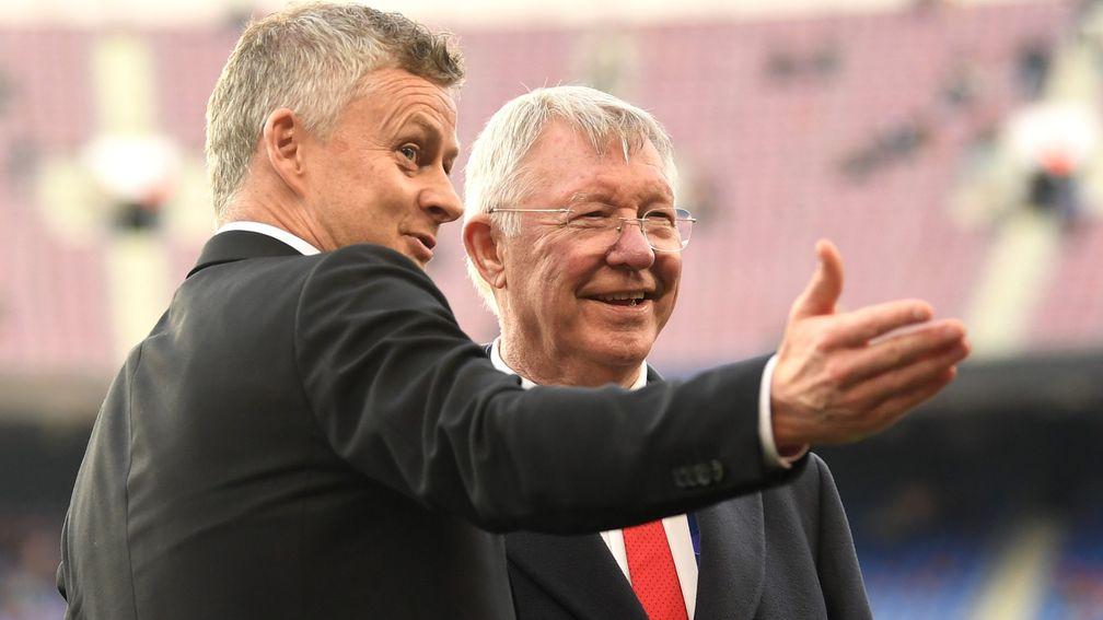 Ole Gunnar Solskjaer and Alex Ferguson pictured in happier times